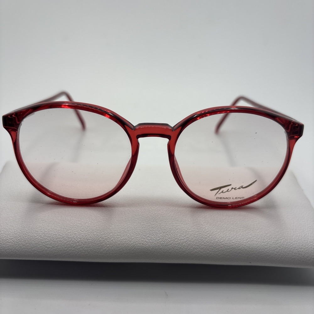TURA Japan MOD-550 51-18-135 Red Full Rim Eyeglasses Frame #373